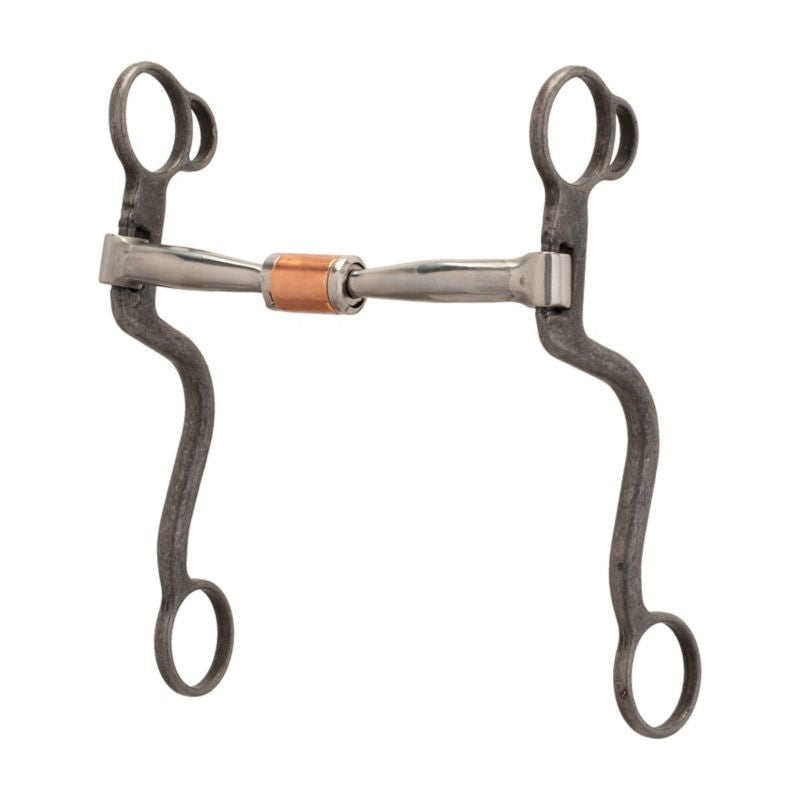 7" S-Shank Curve With Copper Roller 5" Buffd Black
