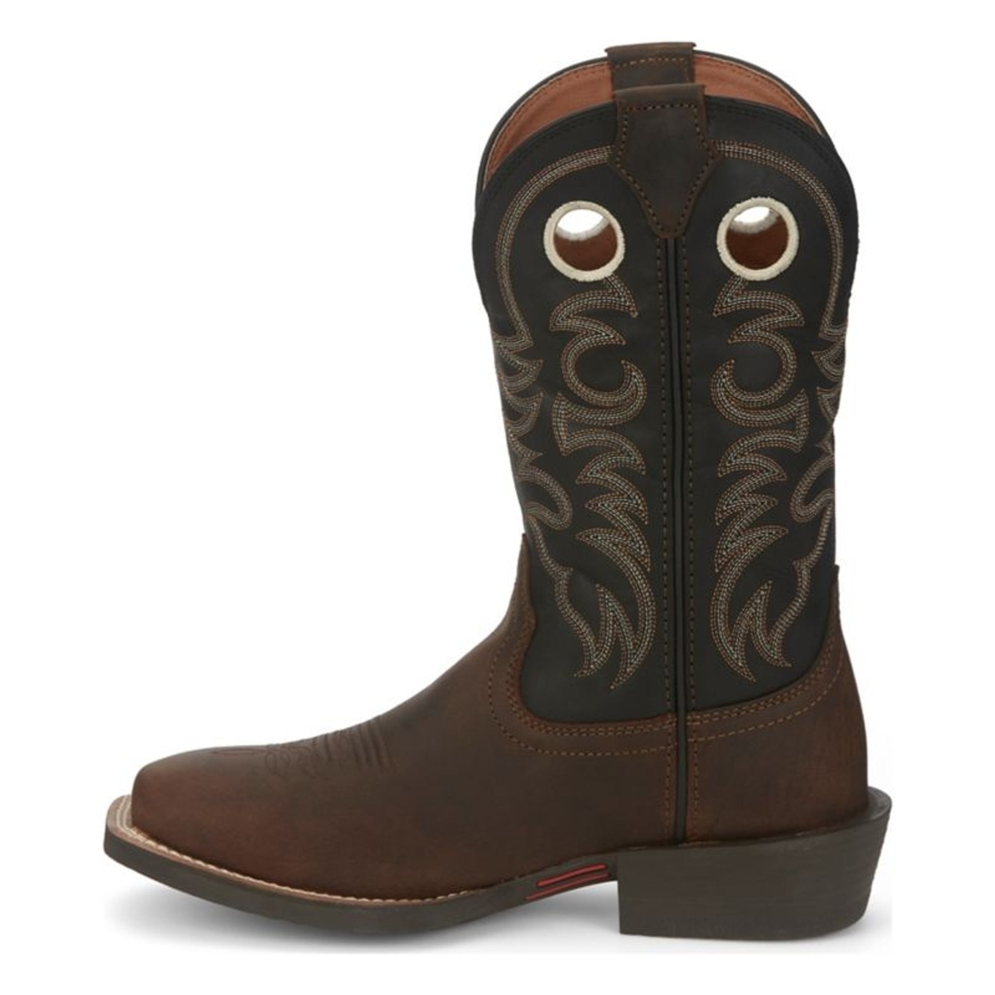 Justin Mens Stempede Sq Toe Boots