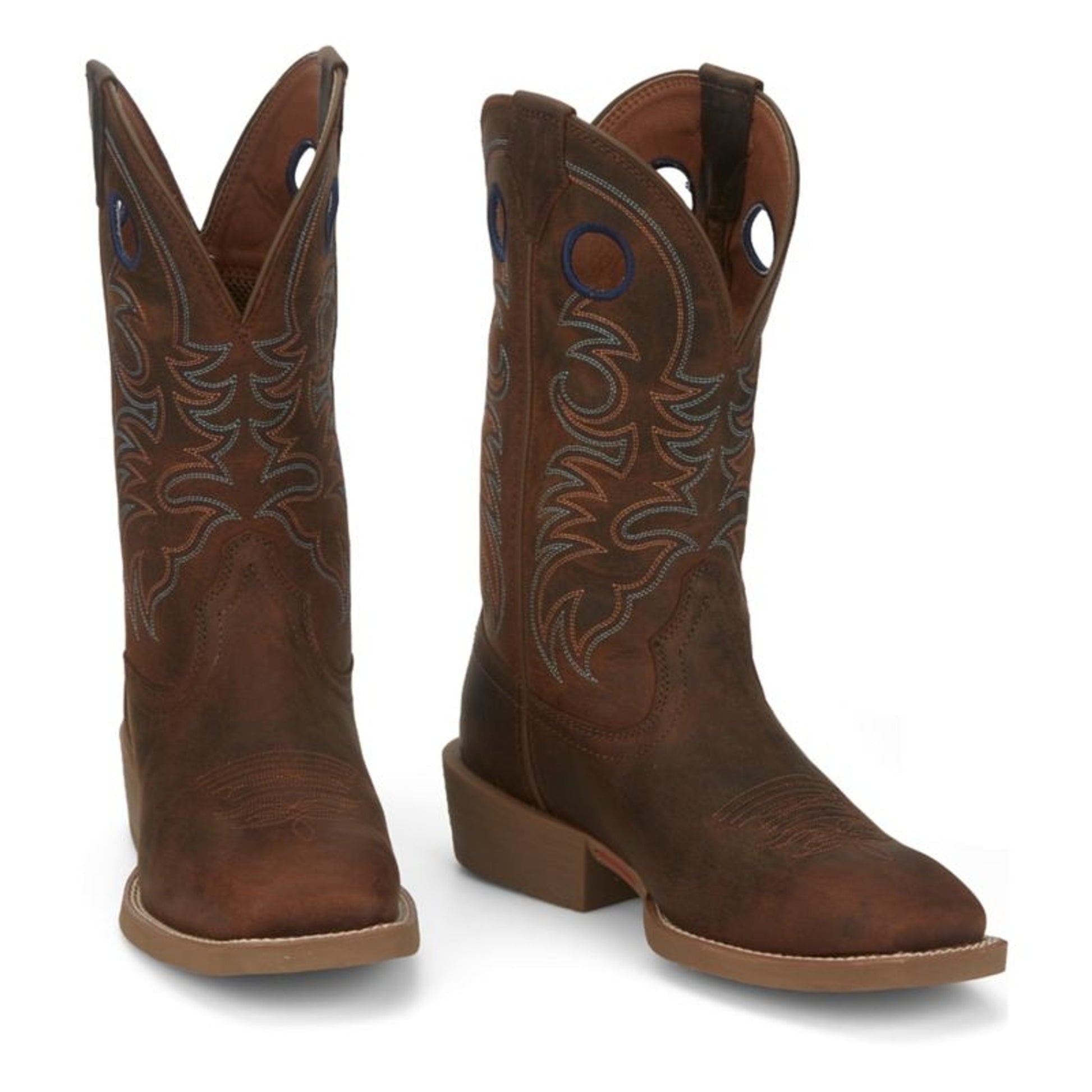 Justin Mens Stempede Sq Toe Boots