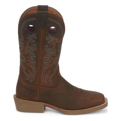 Justin Mens Stempede Sq Toe Boots