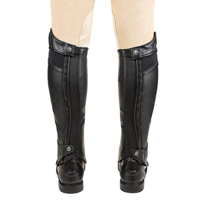 TuffRider Men's Derby Black Half Chaps