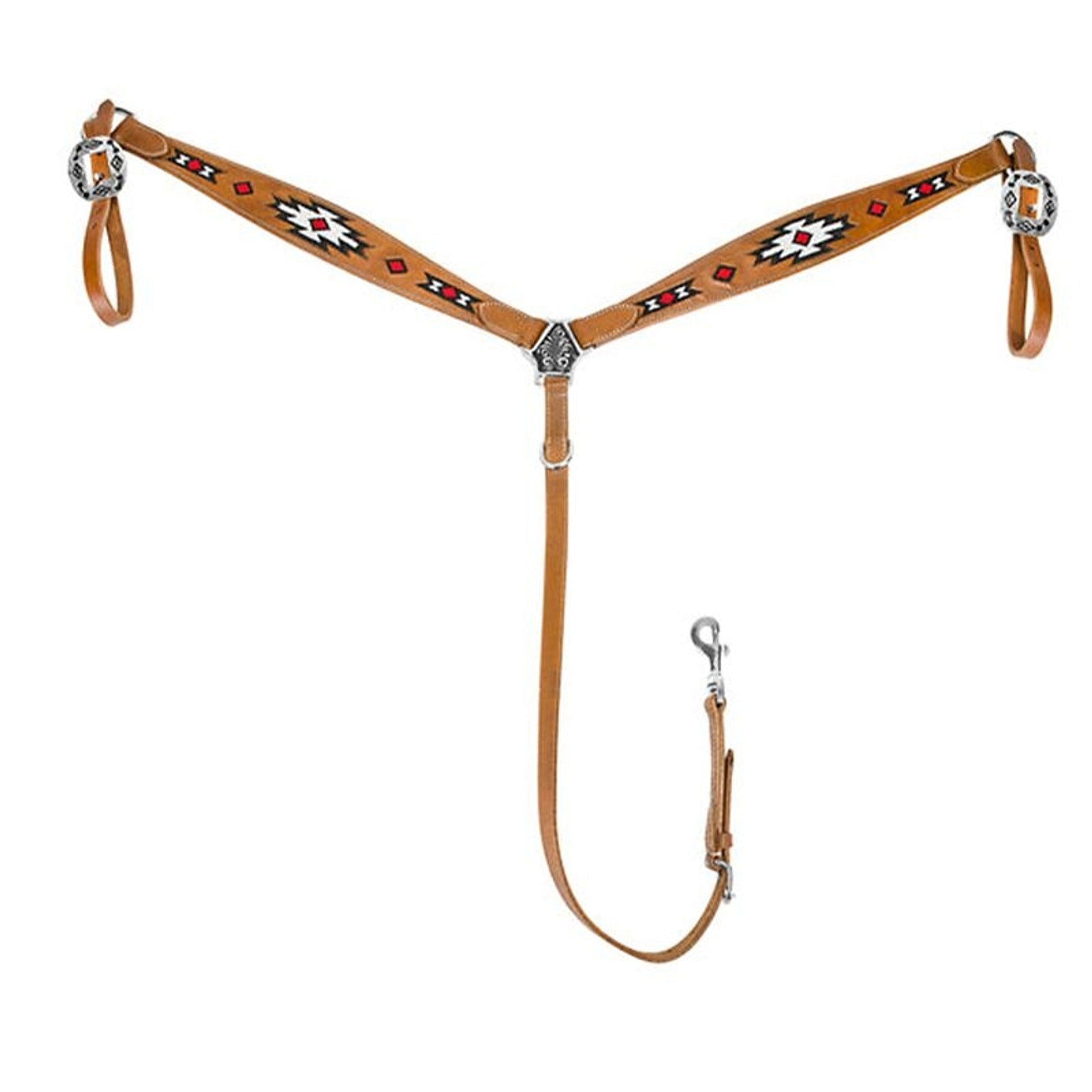 TuffRider Western Beaded Inlay Breast Collar