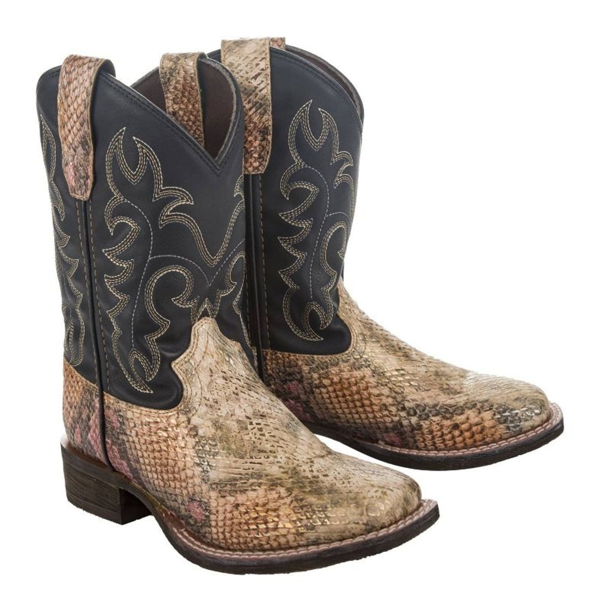 TuffRider Kids Snake In My Boot Western Black
