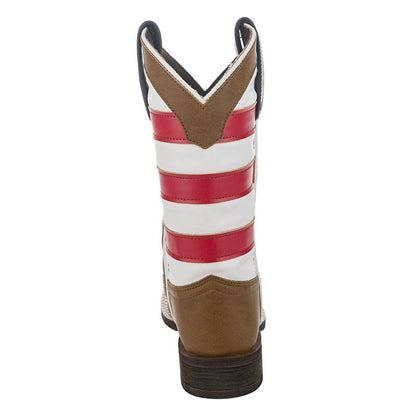 TuffRider Youth American Cowboy Boots Brown