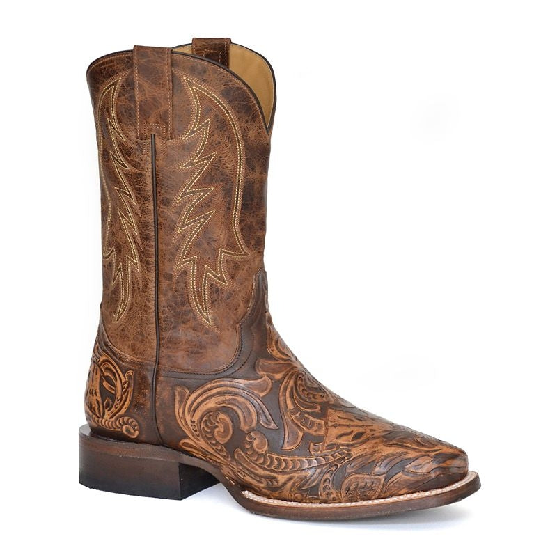Stetson Mens Legend Sq Toe Boots
