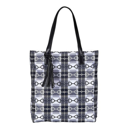 AWST Snaffle Bit Tote Bag with Tassel