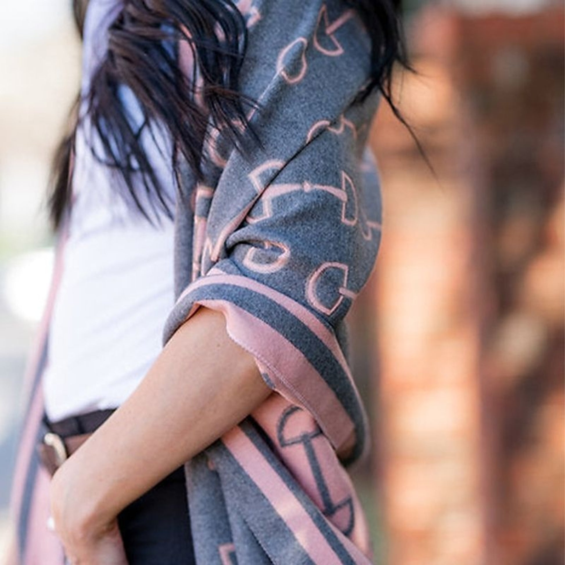 AWST Acrylic Cashmere Snaffle Bit Scarf