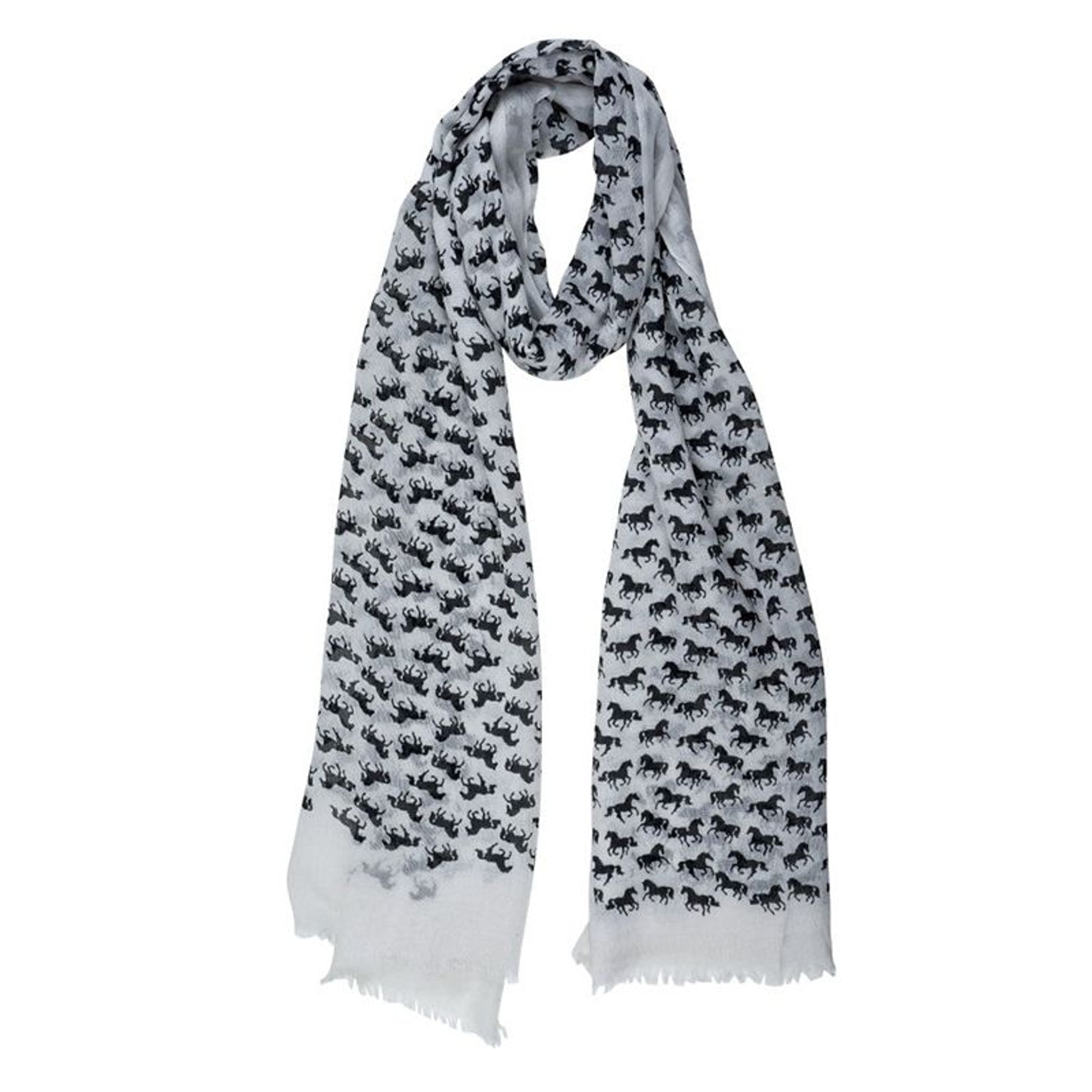 AWST Lila Horse Silhouettes Scarf