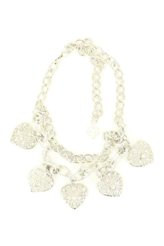 Blazin Roxx Heart And Charms Boot Bracelet
