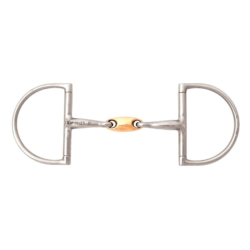JP Korsteel Copper Link Hunter D-Ring Snaffle 4.5