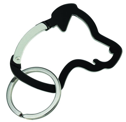 Kelley Dog Carabiner Keychain Aqua
