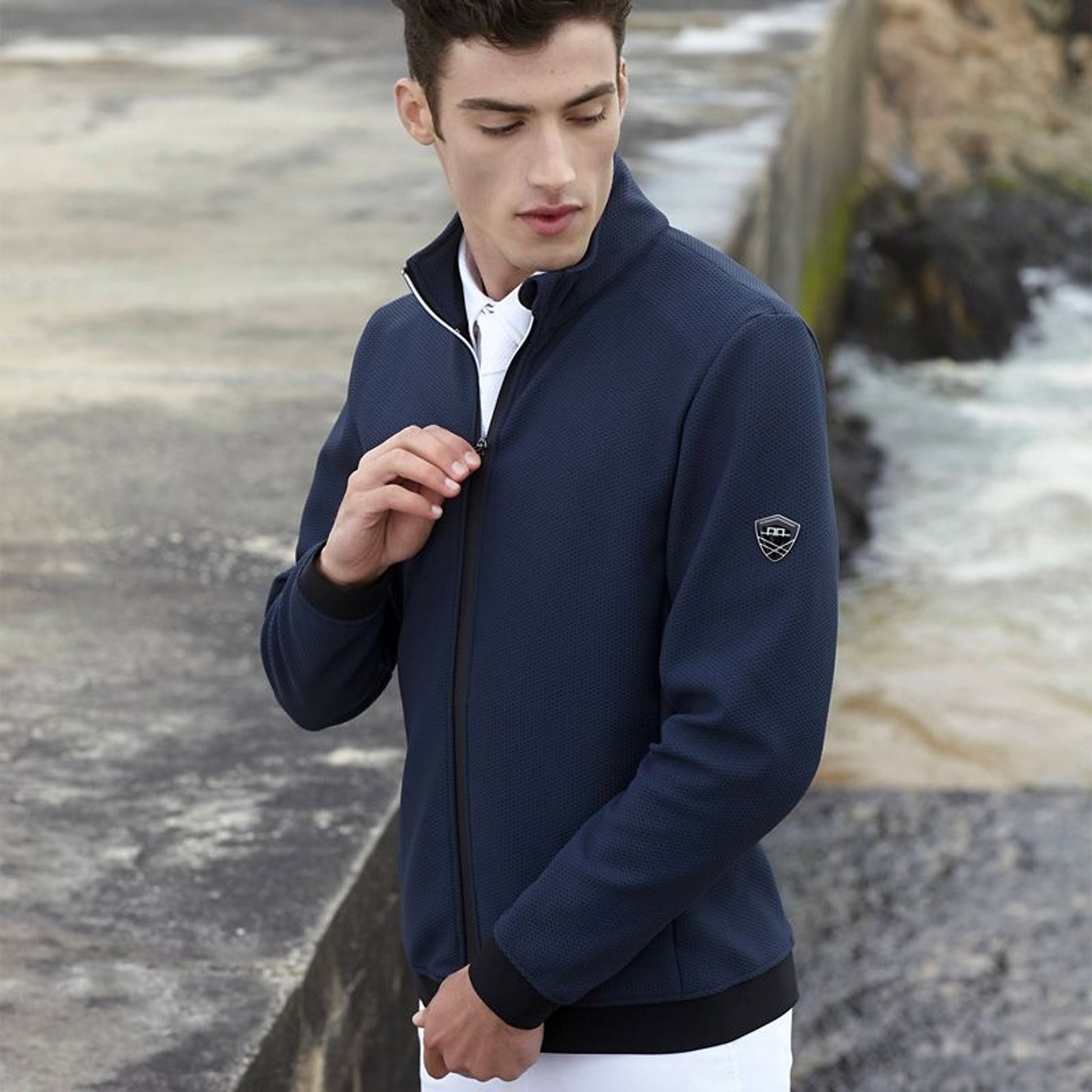 Alessandro Albanese Mens Respira Jacket Large Navy