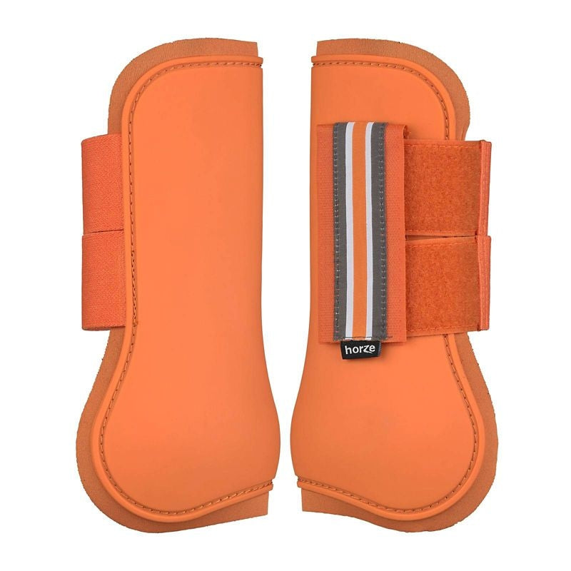 Horze Adepto Tendon Boots Cob Coral Gold