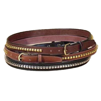 Tory Lthr 1In Stitched Belt Clincher Strip 32 Blk