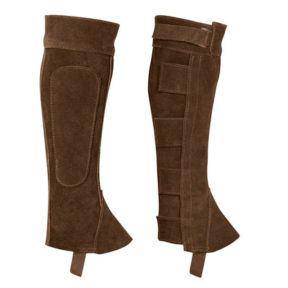 Perris Leather Suede Cowhide Half Chaps