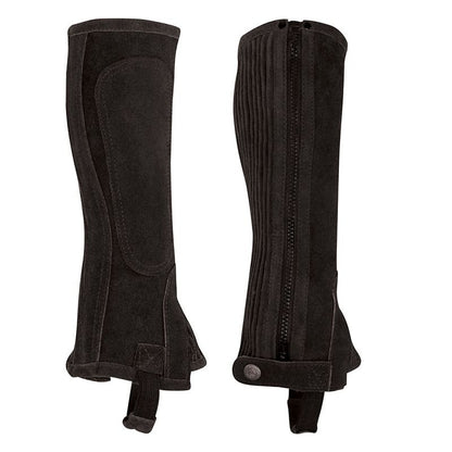Perris Suede Cowhide Zip Half Chaps