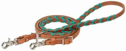 Weaver Leather Laced Barrel Rein 5/8 x 8