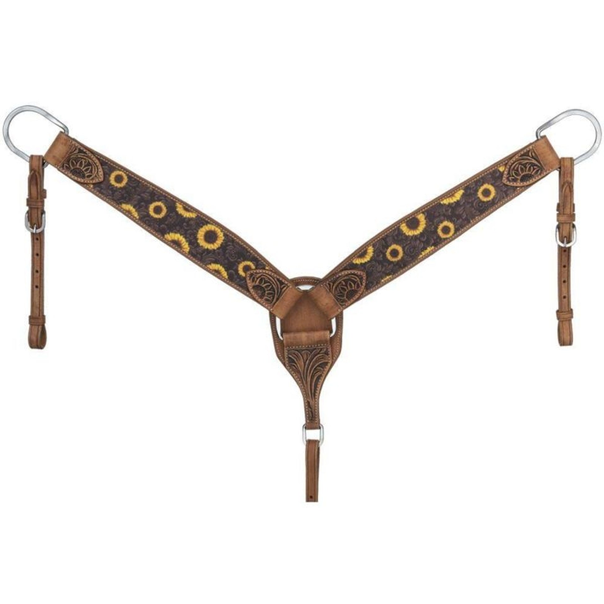 Silver Royal Sunflower Breastcollar