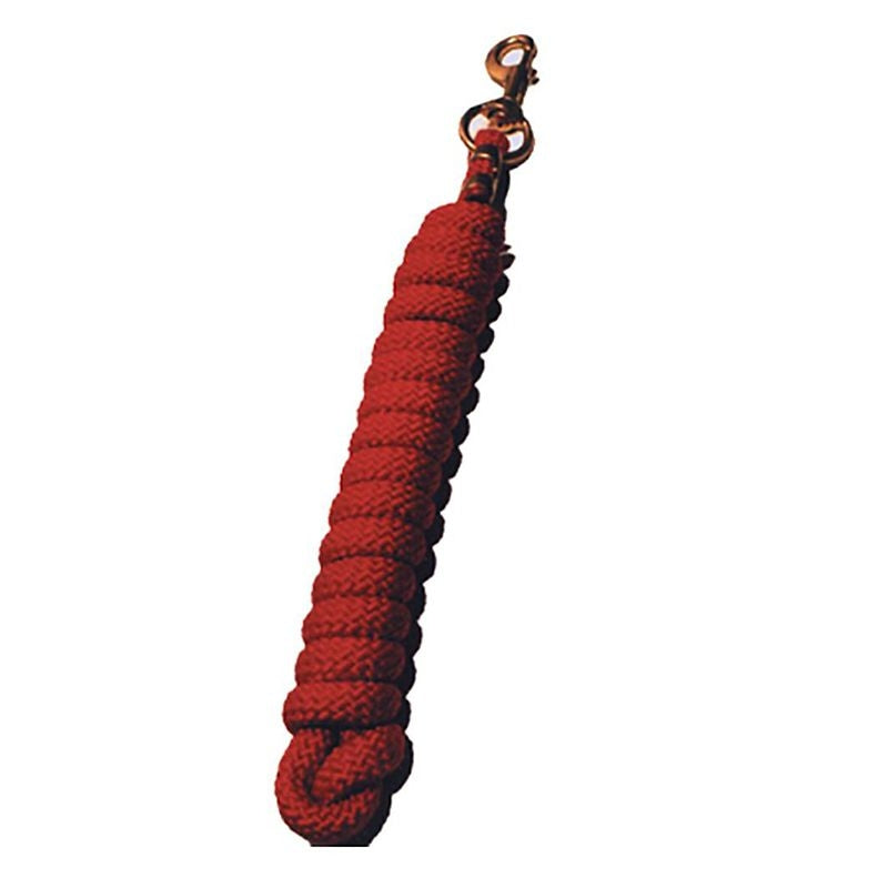 Braided Poly 8ft Lead with Solid Brass Snap