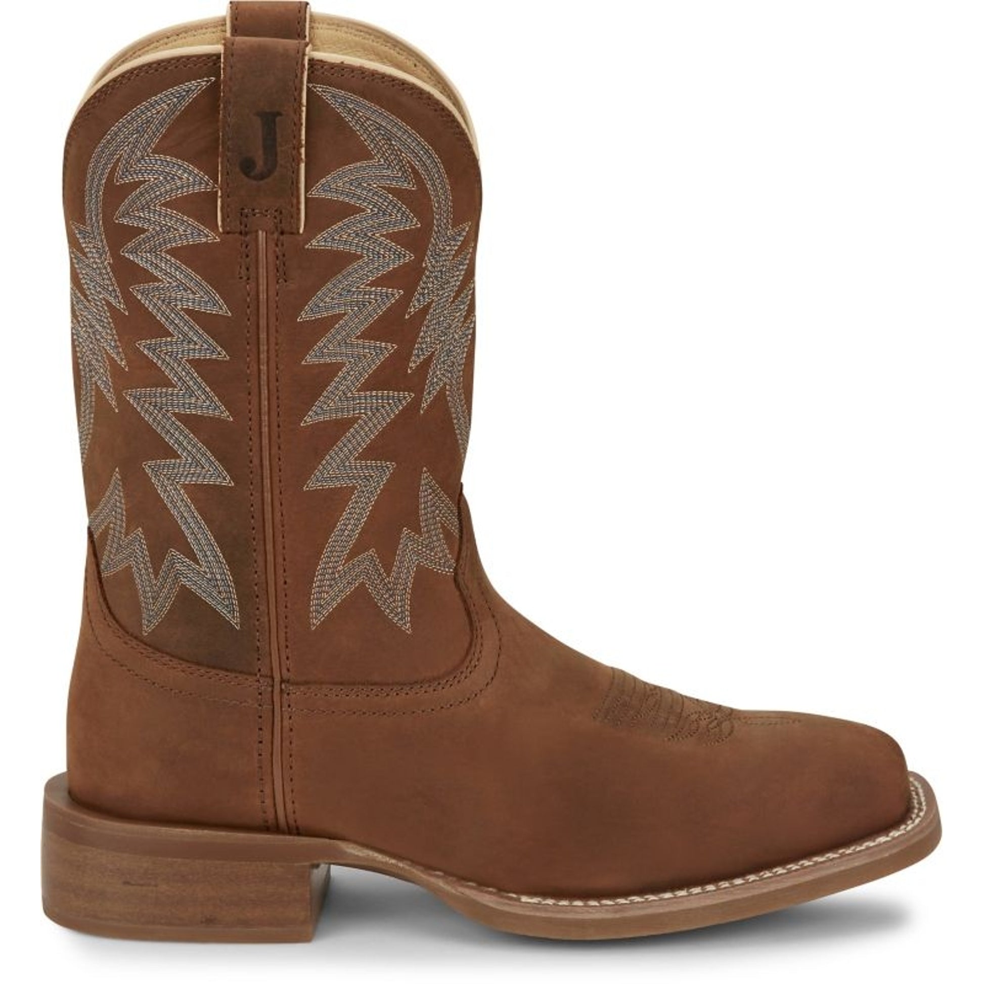 Justin Mens War Dog Sq Toe Boots
