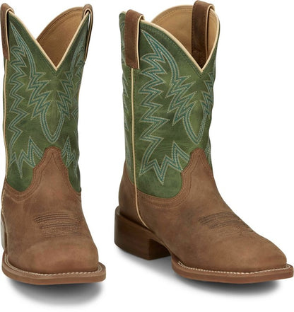 Justin Mens War Dog Sq Toe Boots