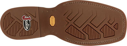 Justin Mens War Dog Sq Toe Boots