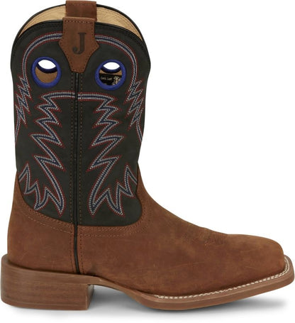 Justin Mens Shane Square Toe Boots
