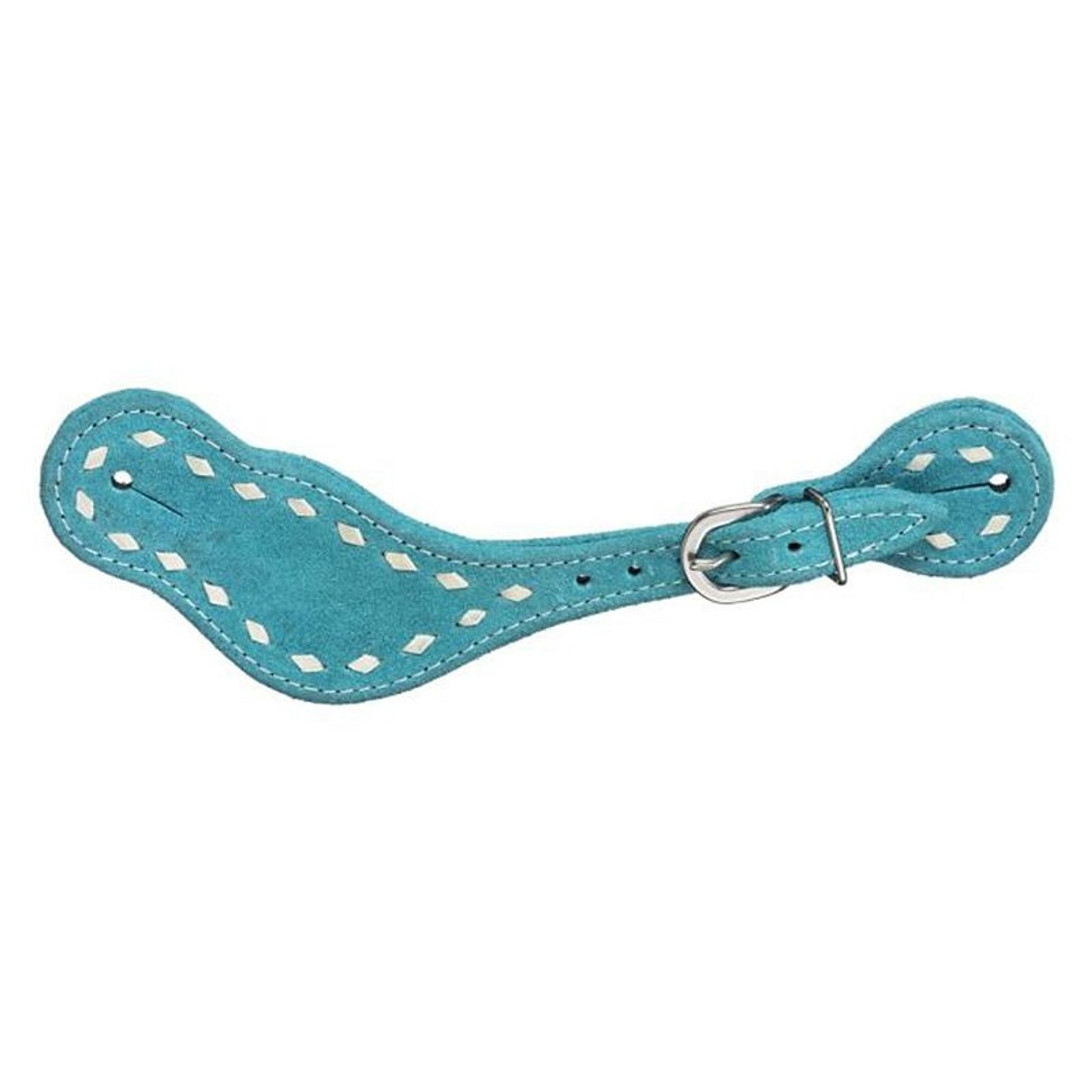 Buckstitch Suede Spur Strap Purple