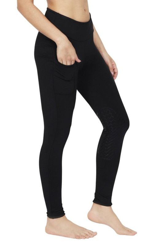 TuffRider Ladies Bootie Tights with Pocket