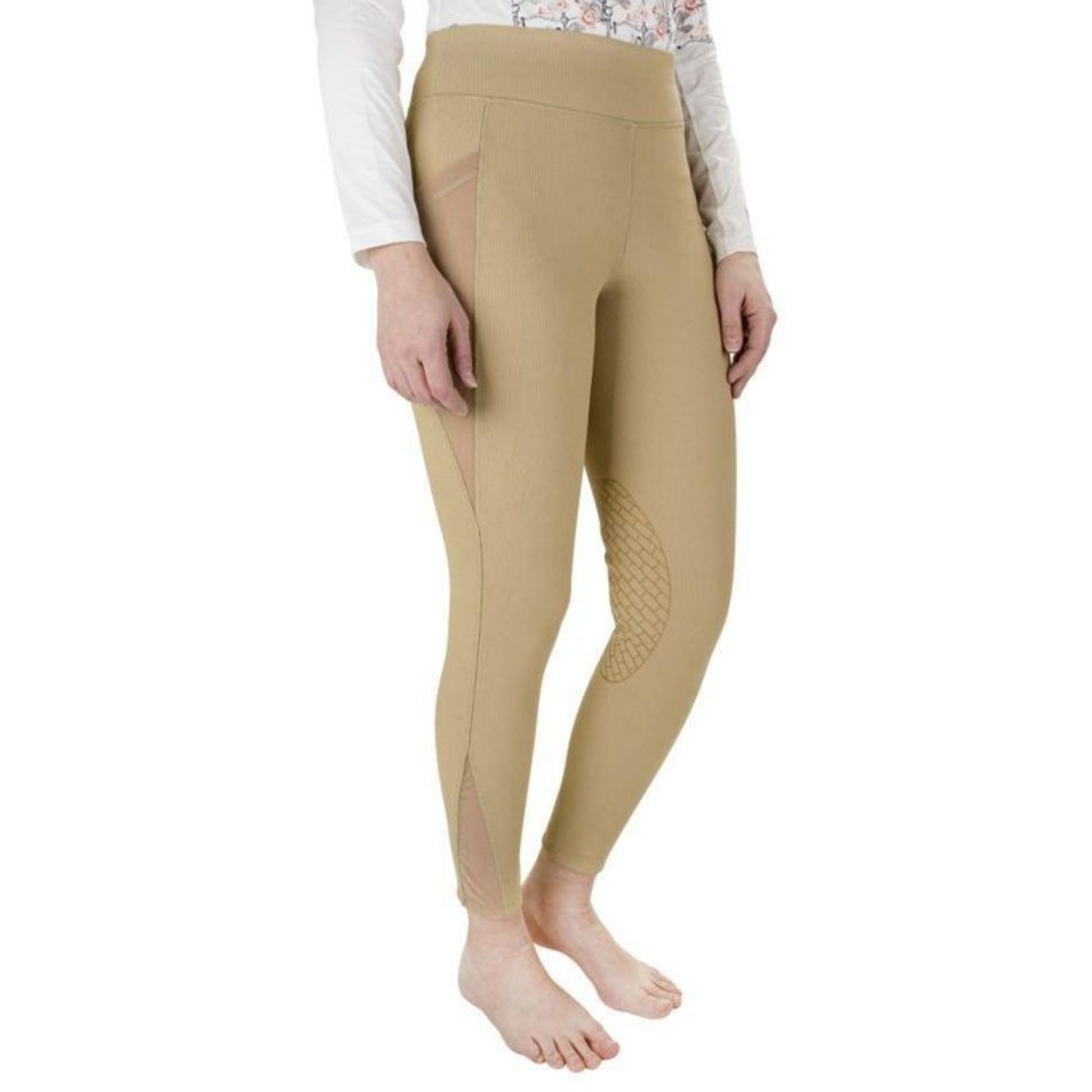 TuffRider Ribbed Tights 24 Black