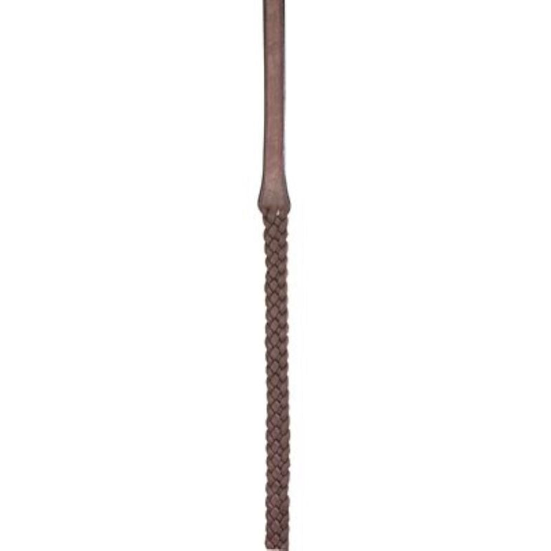 Perris Braided Leather Reins 54 Havana