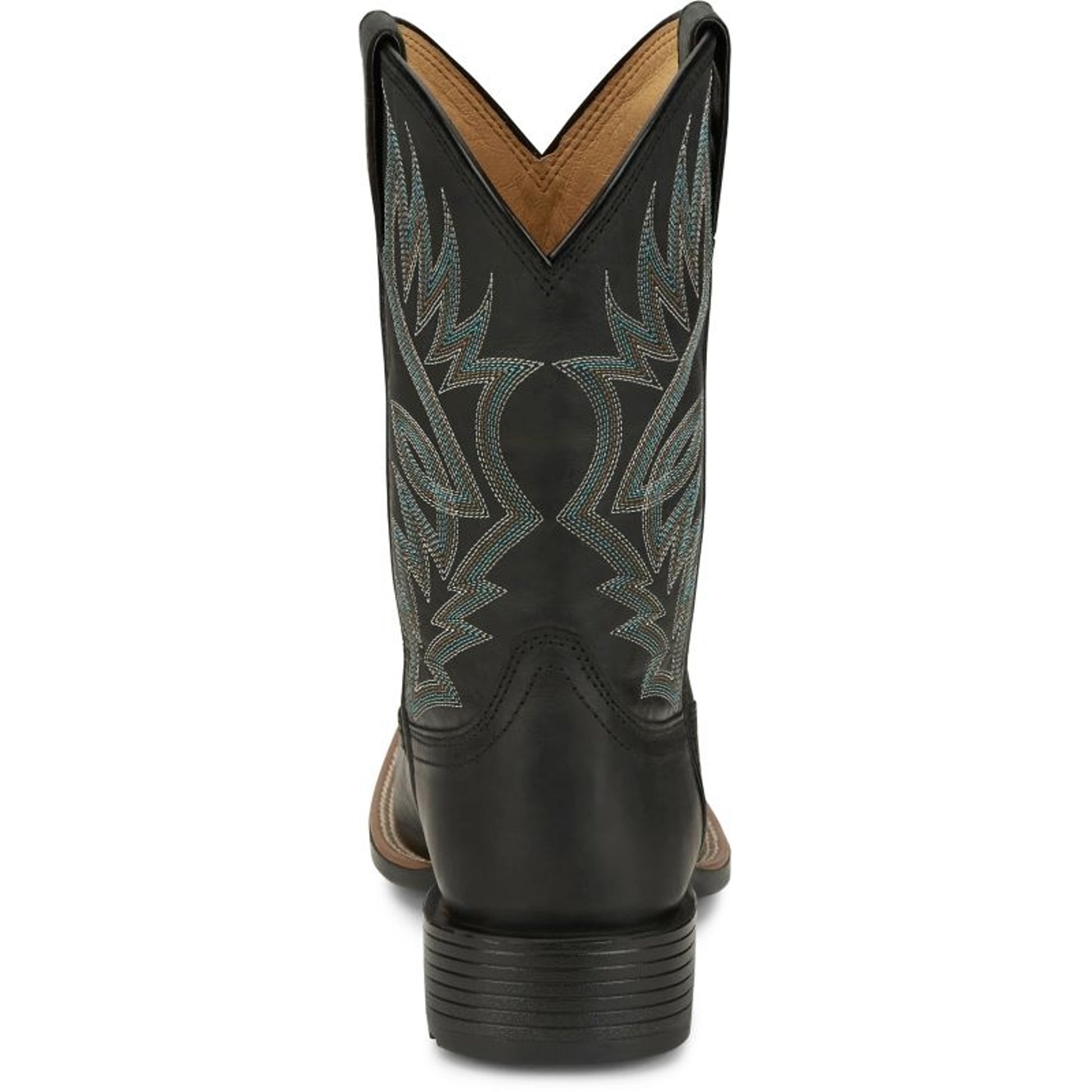 Justin Mens Zeke Sq Toe Boots