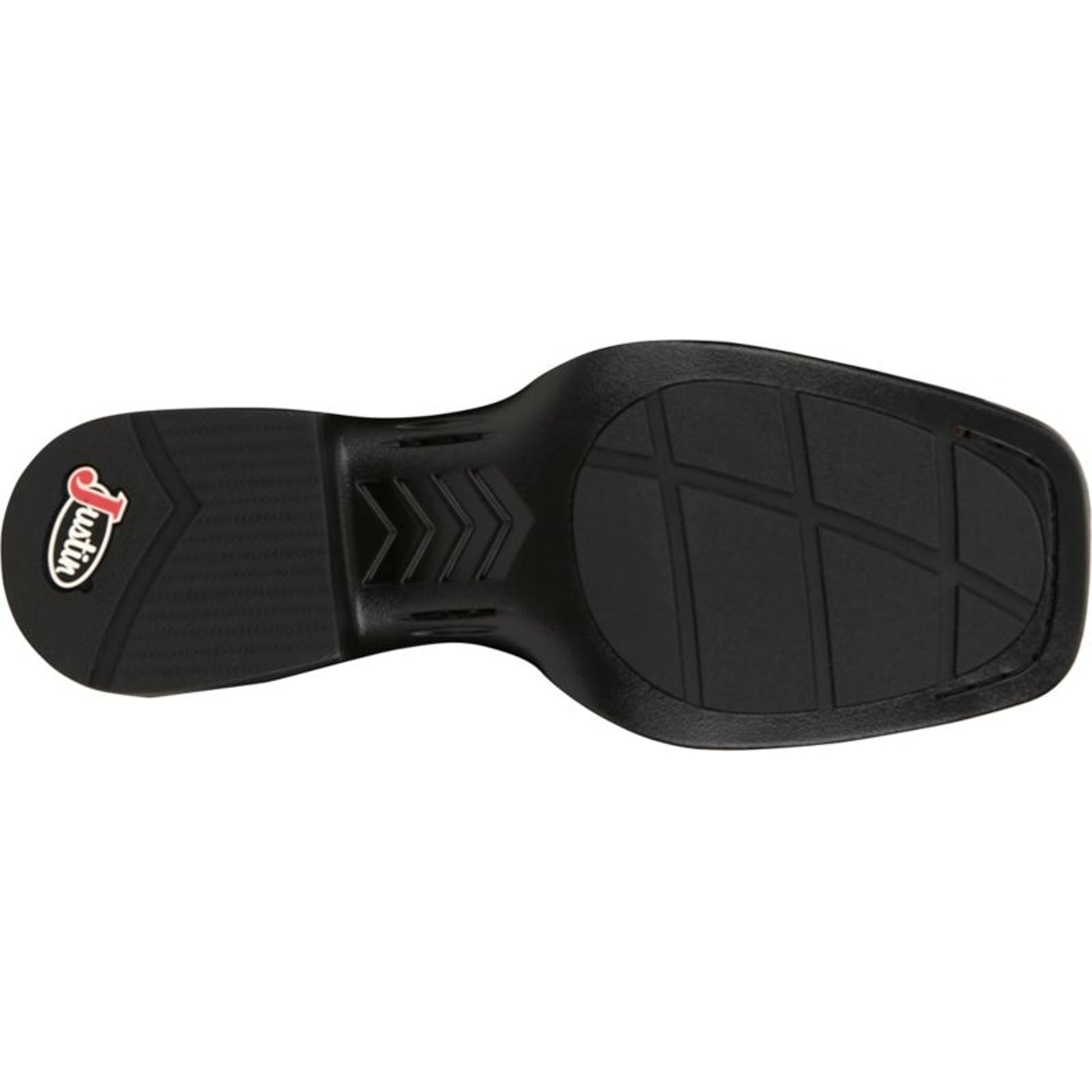 Justin Mens Zeke Sq Toe Boots