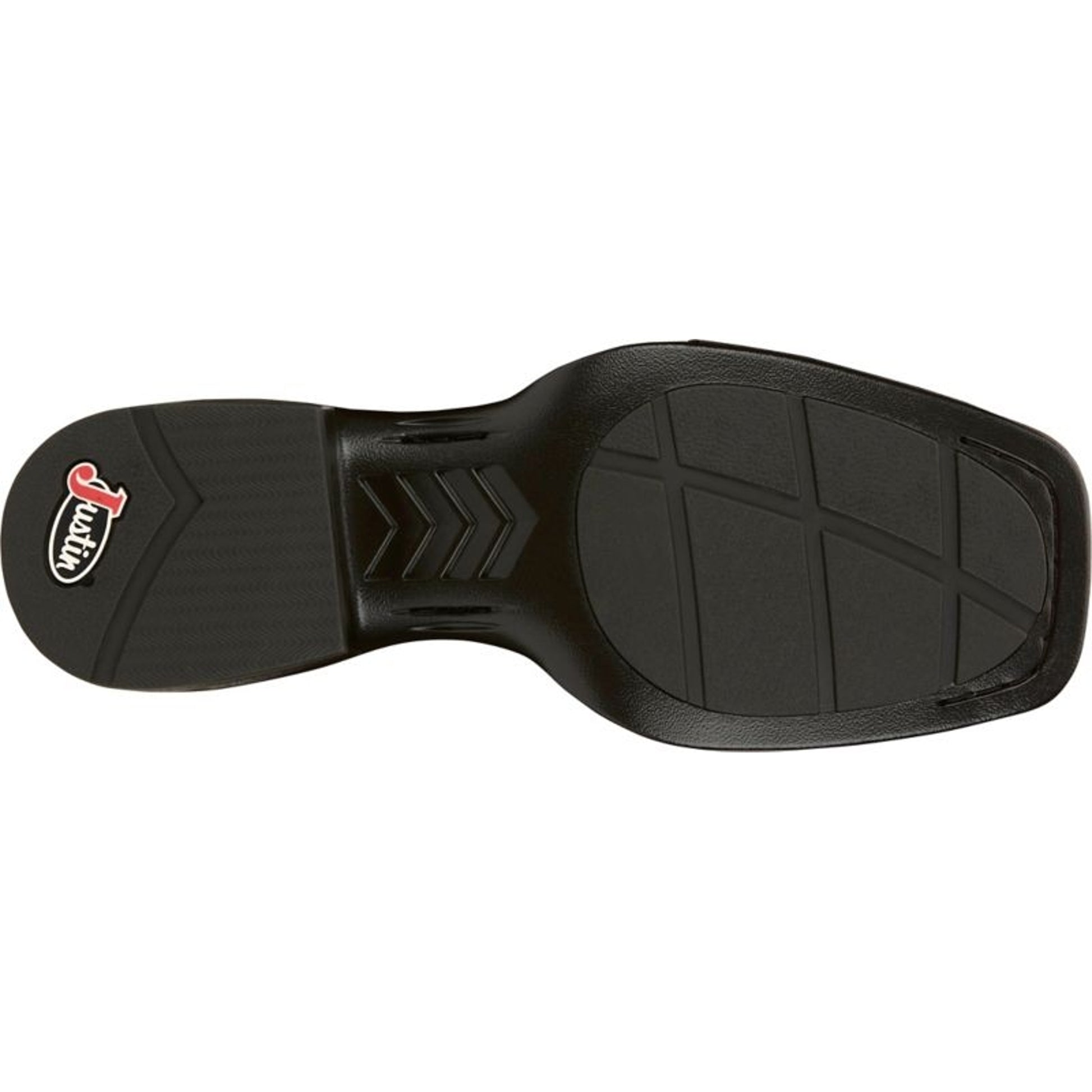 Justin Mens Zeke Sq Toe Boots