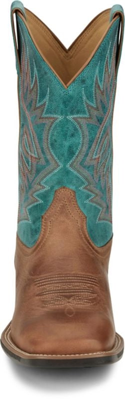 Justin Mens Zeke Sq Toe Boots