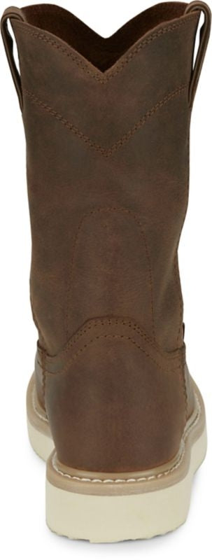 Justin Mens Ram Rnd Toe ST Boots