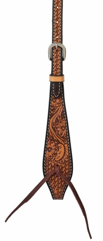 Weaver Floral Tooled Brow Band