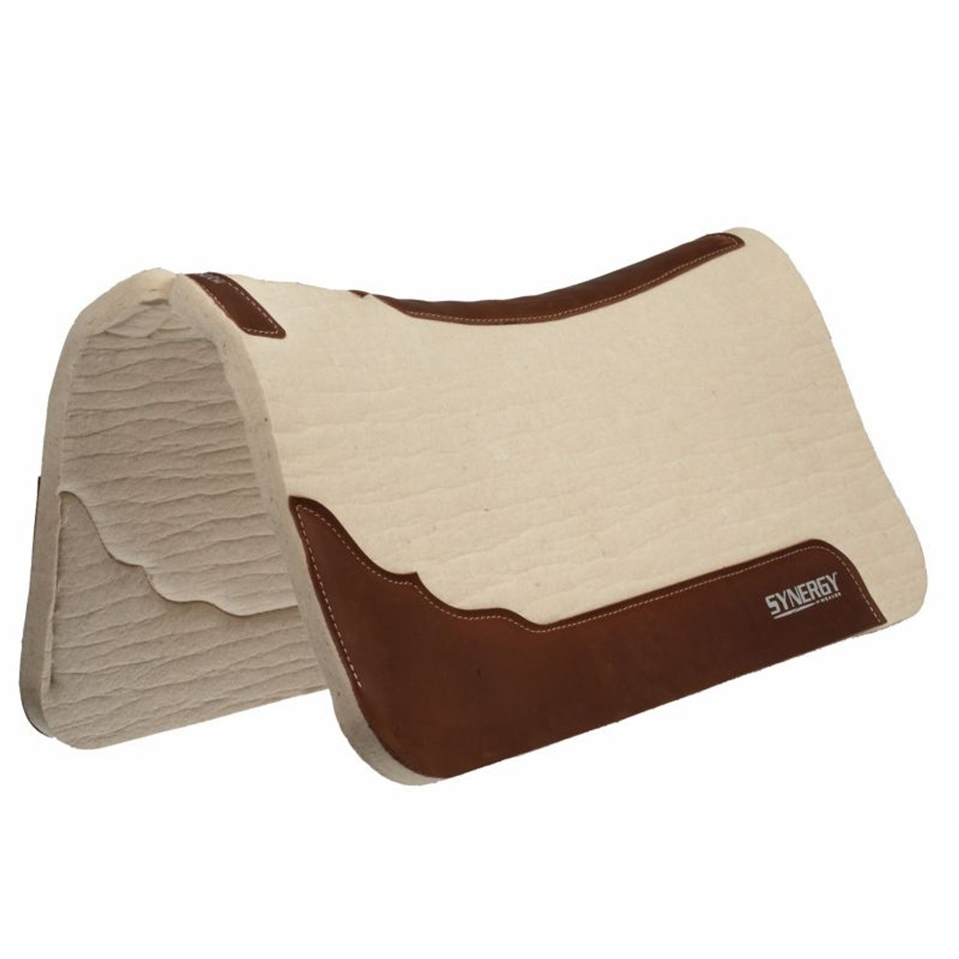 Weaver Synergy Deep Contour Steam Pressed 100% Merino Wool Felt Performance Saddle Pad