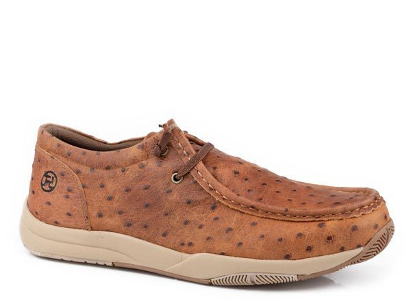 Roper Mens Clearcut Ostrich Shoes