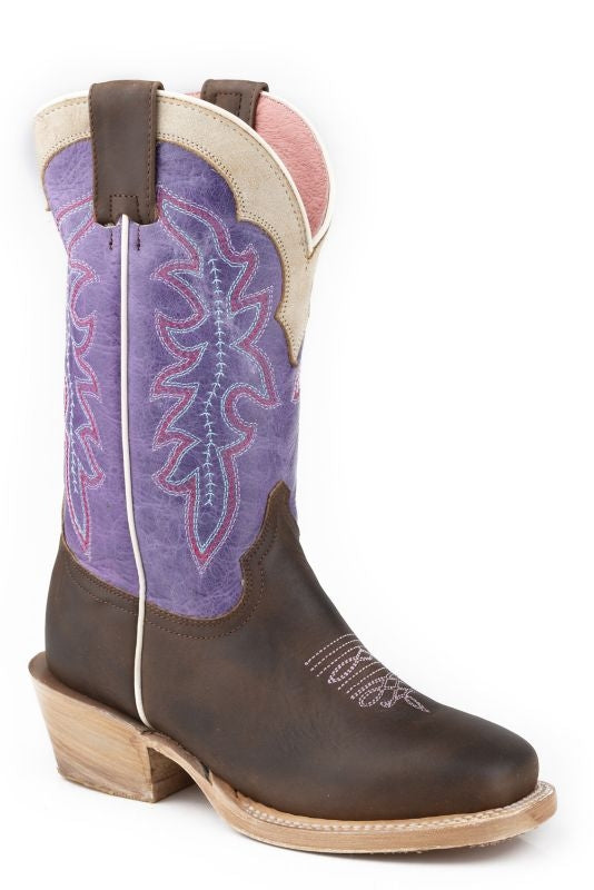 Roper Childs Lilac Square Toe Boots