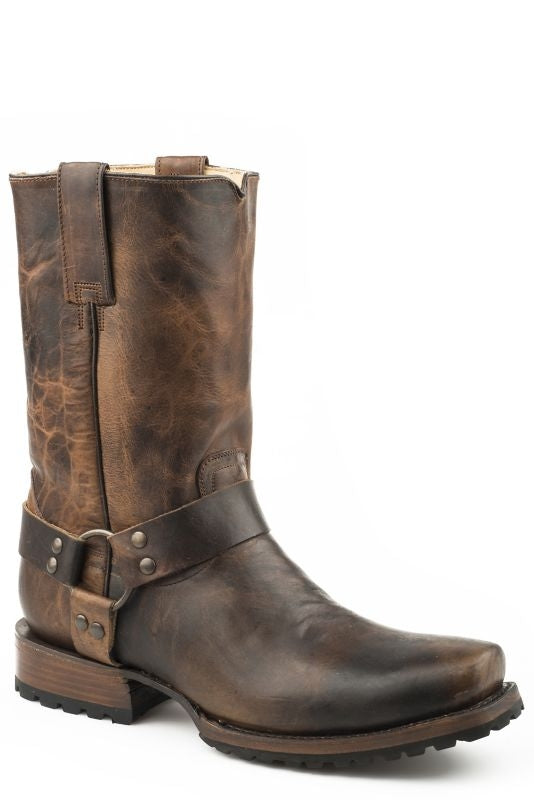 Stetson Mens Heritage Harness Boots