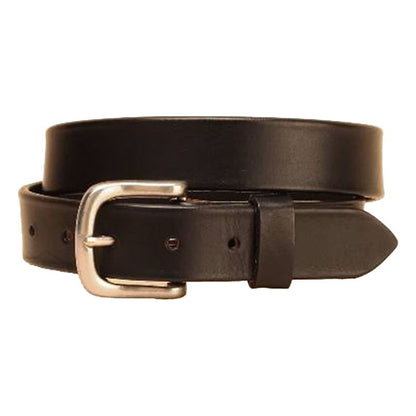 Tory 1 1/4In Plain Belt With Sq Nickel Buckle 28 Blk