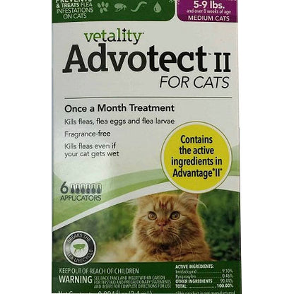Vetality Advotect Ii Flea And Tick For Cats