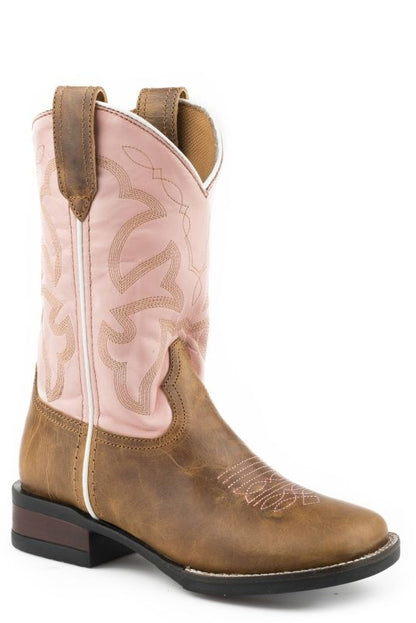 Roper Kids Monterey Square Toe Boots