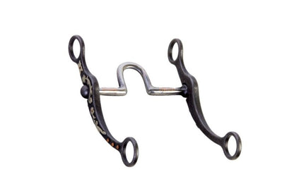 Aged Steel Hi-Port Bit With Floral Trim Bit