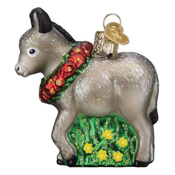 Christmas Donkey 3in Ornament