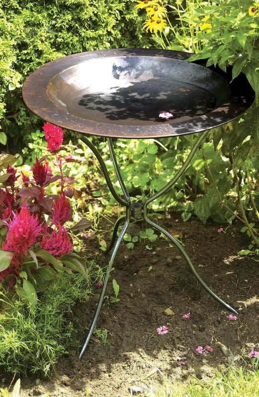 Classic Brass Birdbath