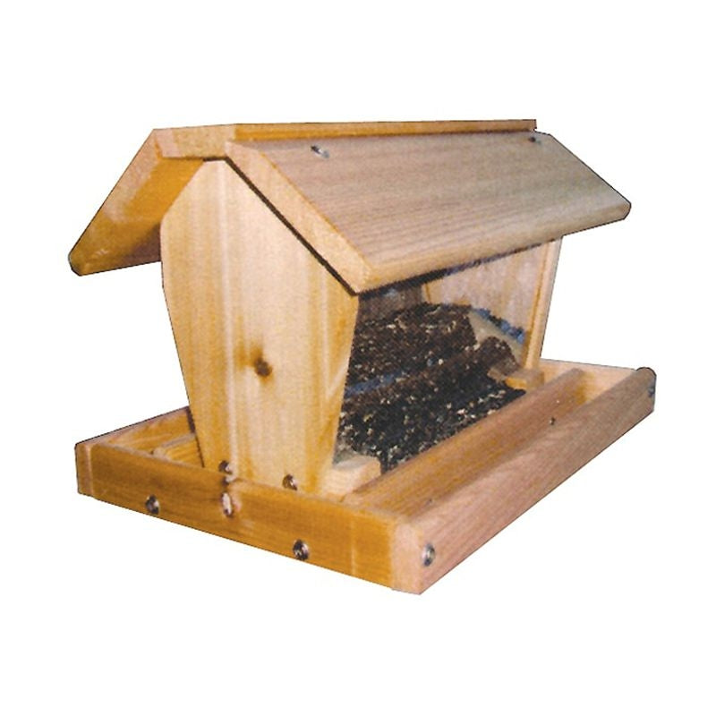 Stovall Wood 12 lb Medium Barn Hanging Feeder
