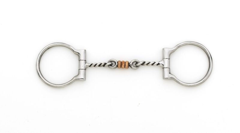 Stainless Steel Twisted 3-Piece D-Ring Bit 5