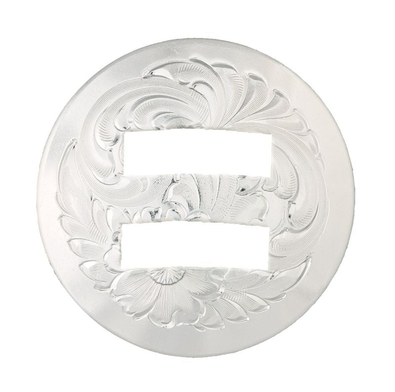 ClearEdge Silver Engraved Concho/Slot 1.5 Sil